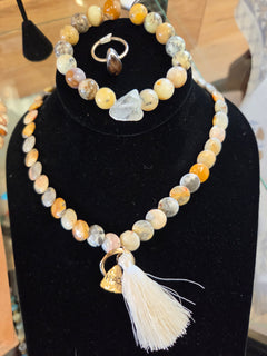 Flower Agate Set