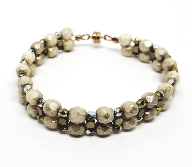 Criss Cross Opal Bracelet
